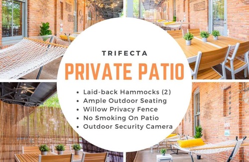 Downtown Apartment | 100 Year Old Historic Brick 2BR Loft Large Patio1