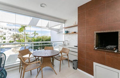 Ponta das Canas Apartment | 100m from beach | 3 suites | Barbecue area #CHA17