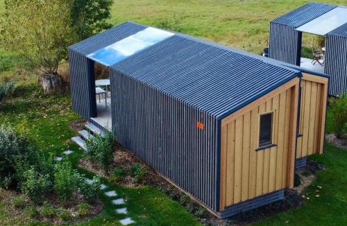 Bleckede House | 101 Tiny House Elbhütte mit Wiesenblick