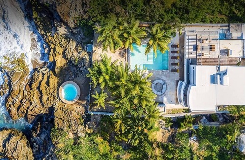 Los Charamicos Villa | 11BD complex w/pool & parking, steps from the beach
