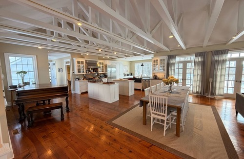 East Chatham House | 120-Acre Private Estate: Heated Pool, Fire Pit, Apple Orchard, Catskills Views