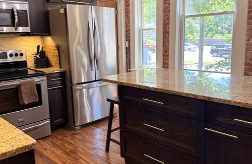 Vine Apartment | 131 Cedar 2 · Chic 2BR Urban Retreat | Downtown Kalamazoo