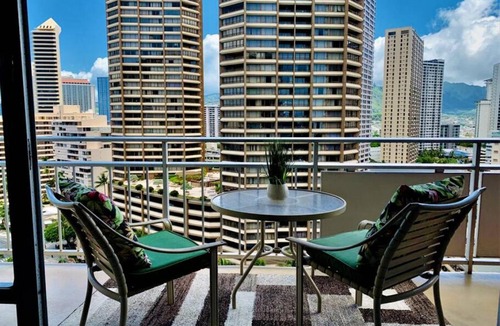 Waikiki Apartment | 1519 Ilikai Collection 9 Beachfront Resort recently upgraded