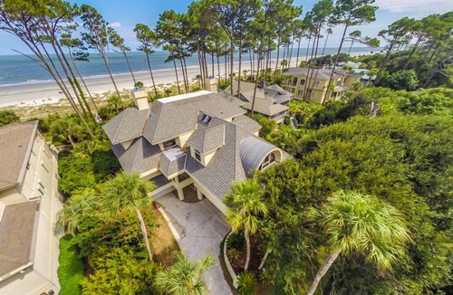 Palmetto Dunes House | 18 Brigantine ~ Luxury 6Br Oceanfront Home with Private Pool in Palmetto Dunes!