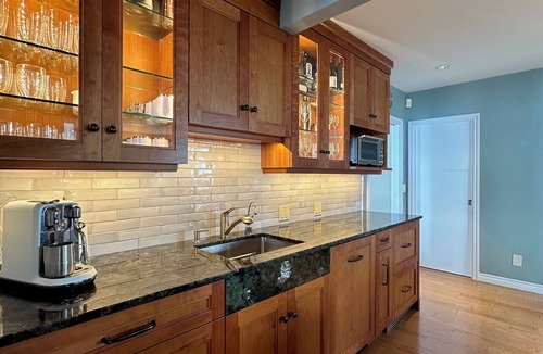 Halfmoon Bay House | 180° Ocean Views: Chef's Kitchen, Hot tub on 6.3 private acres of forest.