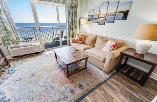Downtown Myrtle Beach Apartment | 1BR at Sandy Beach Resort, Oceanfront View, Pools!