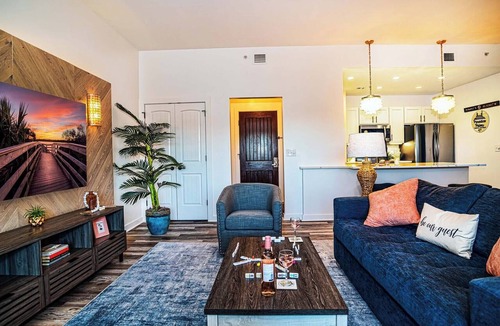 St. Augustine Condo | 1BR King bed-private balcony-luxury-laundry in unit-pool-hot tub-fitness ctr
