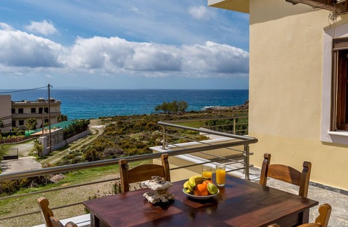 Fragkokastello Apartment | 1st Floor Apartment with view to Libyan Sea
