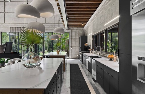 Naples House | 2.5-Acre Modern Industrial Estate Tennis, Gym, Pool, Pickle Ball, Hot Tub, Bocce