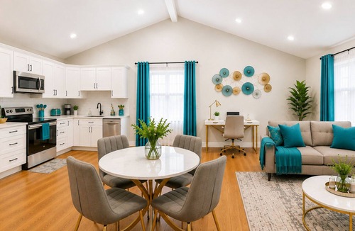 Scotch Plains Apartment | 2 Apts, 2bd 2ba, Sleeps 10, Clean & Reliable, Near NYC