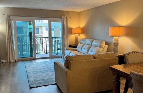 Ocean Crest Condo | 2 bdrm condo, Ormond Beach steps from the beach, views from all windows, AC WIFI