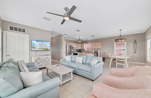 Southpointe House | 2 Beachfront Homes Private Pool + Beach Access Sleeps 24