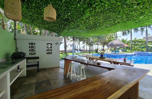 Playa Hermosa House | 2 BeachFront Properties for 40 People. Weddings, Reunions and Retreats