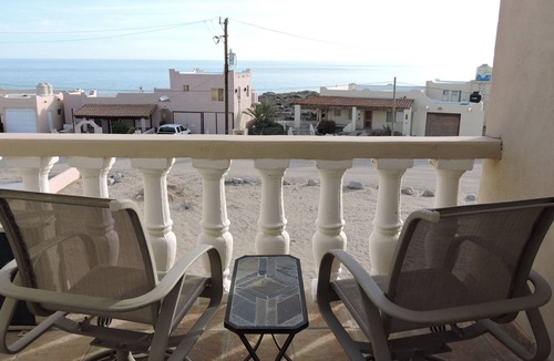 Cholla Bay Condo | 2 bed,2 bath upper condo only steps from the beach. 360 degree views.of ocean!
