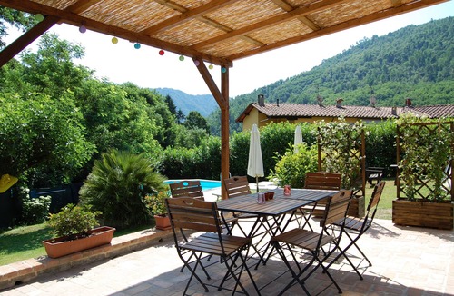 Bagni di Lucca House | 2 Bed Modernised Barn with Pool, within easy walking distance to Town.