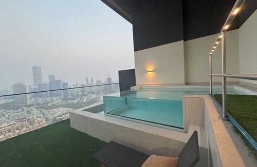 Jumeirah Village Circle Apartment | 2 Bed, Private Pool, Big Terrace, Solysian Stay