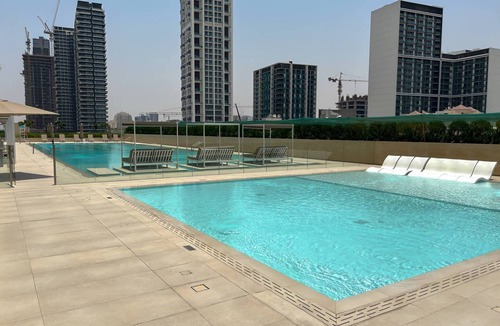 Jumeirah Village Circle Apartment | 2 Bed, Private Pool, Big Terrace, Solysian Stay