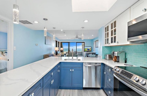 Ship Bottom Condo | 2 bedroom 2 bath 3rd floor Fishery Condo with fabulous ocean views
