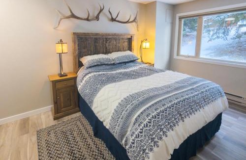 Panorama Apartment | 2 Bedroom and Wall Bed Mountain Getaway Ski In Ski Out Condo with Hot Pools Sleeps 8