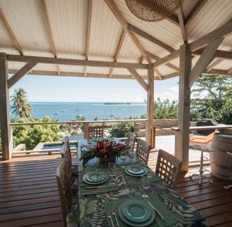 Bora Bora Villa | 2 BR. Panoramic Lagoon View Villa: Poolside paradise, gourmet kitchen
