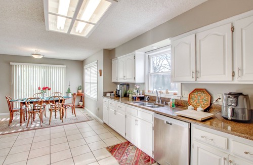 Lawrence Cottage | 2 Mi to KU Campus: Group Getaway w/Patio & Garden