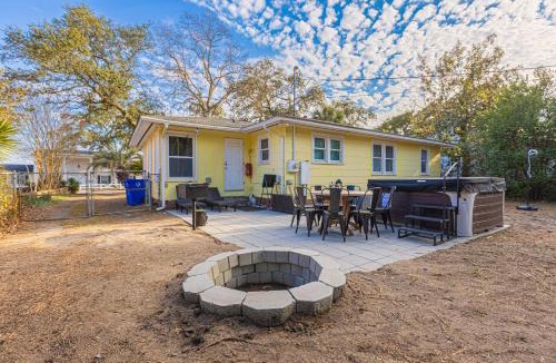 Myrtle Beach House | 2 Nextdoor Single Family Homes Centrally Located with Private Hottub, Huge Yard, BBQ, Firepit, Yard Games, Sleeps 30