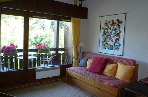 Combloux Apartment | 2-room apt, sleeping alcove, 6 pers., balcony, pets allowed, parking