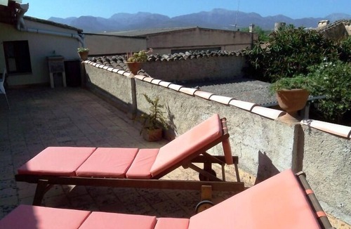 Sencelles Apartment | 2 room loft with large, unobservable roof terrace + mountain view
