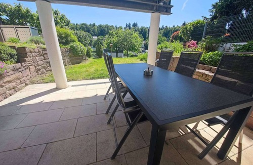 Busenbach Apartment | 2 Rooms Kitchen Whirlpool Shower-Toilet 75"SAT-TV Terrace Parking for 4+2 Guests