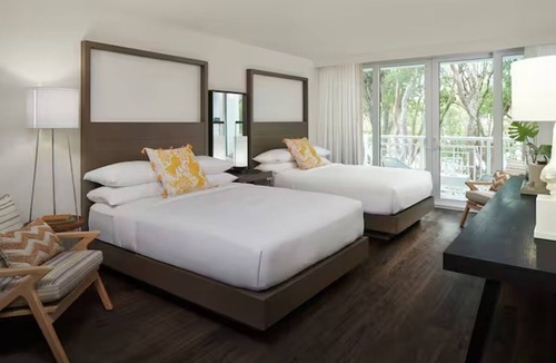 Rock Harbor Resort | 2 Spacious Resort Room Featuring 2 Queens and Lush