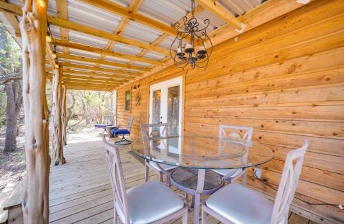 Johnson City Apartment | 2 Studio Cabins! Hill Country Escape w/Fire Pit