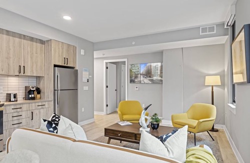 Navy Yard Apartment | 2 Units | Modern Urban Space | Kitchen & Rooftop View | Access to DC's Top Spots