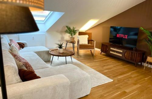 Stadtmitte Apartment | 2-Zimmer Apartment - Zentral über den Dächern von Aschaffenburg - 5 min vom HBF - Gegenüber City Galerie
