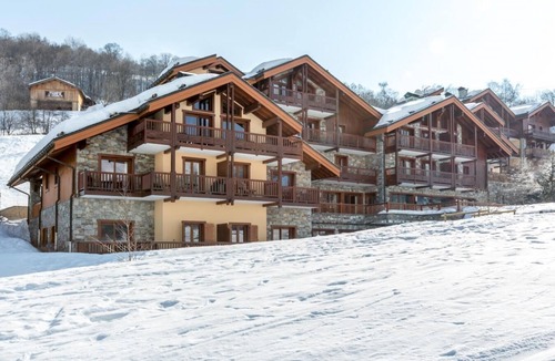 Les Belleville Apartment | 200m from resort center, 1st floor, view ski slopes, fitness, swimming pool, sauna, hammam, terrace