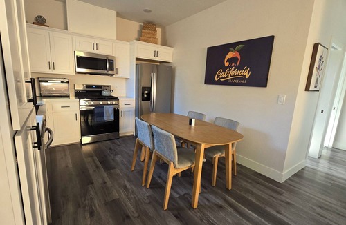 Orangevale Cottage | 2024 Custom Home: 2 bed, 2 bath Pop Art Hidden Cottage with EV Charging