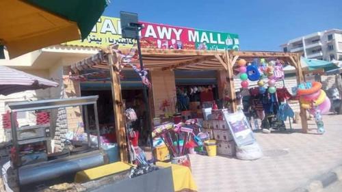 Marina El Alamein Apartment | 2B equipped basement chalet with 2 beds pool view green beach villa 114b