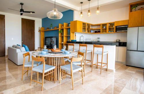 Telchac Puerto Apartment | 2BR beach Condo with 5 stars amenities in Telchac