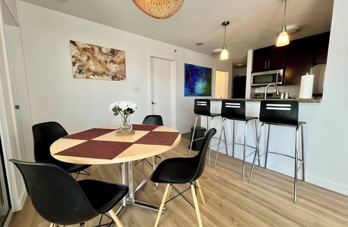Crosstown Apartment | 2BR+Sofabed, 2-Bath, Private 500sqft sundeck, EV Parking w/Pool, Sauna, Hot Tub