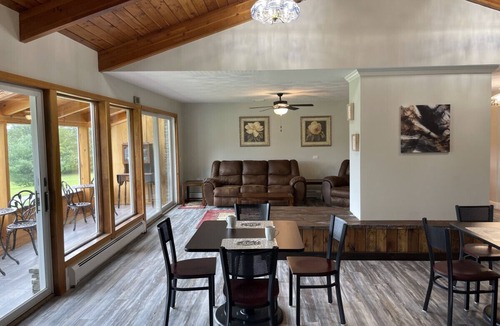 Wellsboro Cabin | 2BR Suite w/Shared Game Room Near Trails + Town