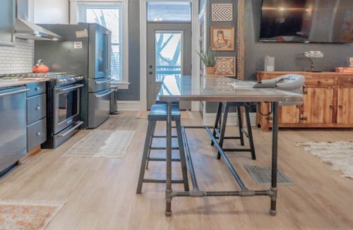 Tower Grove East Condo | 2BR with Workspaces & Deck ABODEbucks