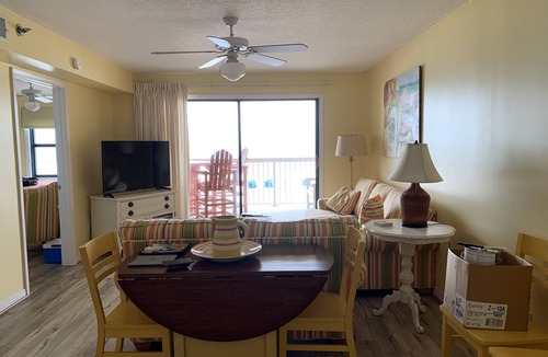Orange Beach Condo | 2nd floor, corner, beach front, On The Gulf Of Mexico. Harbour Place 211
