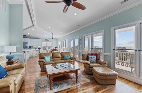 Emerald Isle House | 2nd Row Oceanview, private pool, elevator, golf cart, and easy beach access.