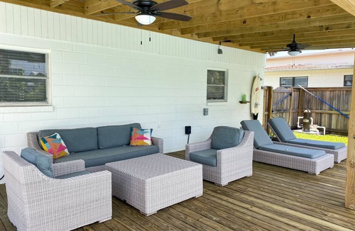 Atlantic Shores House | 3 bed/3bath pool home, one block from beach