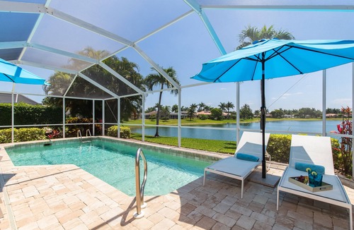 Central Naples House | 3 BR, 2 BA Home, Private Pool. Gated Community has Pickleball, Tennis, V-ball