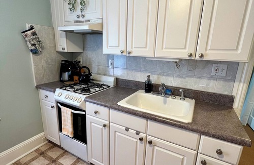 Ocean Grove Apartment | 3-BR apt: OCEAN views balcony, 1.5 blocks to beach passes, AC, WiFi, 1.5 baths.