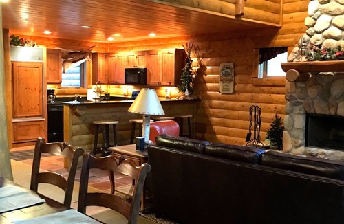 Boyne City Cabin | 3 BR - Custom Mountain Log Cabin, Private Rustic Retreat, Sleeps 9 . Book now!