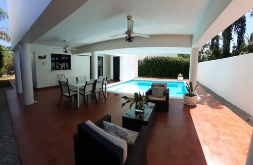 Las Terrenas Villa | 3-BR Gated Villa, Kitchen, Pool, Wi-Fi, AC