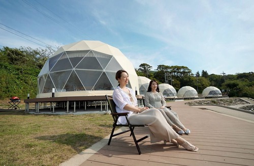 Ama RV Rental | 3 Geodome Breakfast included plan For 3 adult/Oki County Shimane