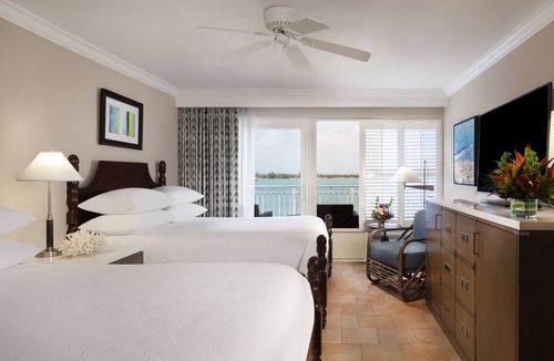 Historic Seaport Hotel | 3 Oceanfront Two Queen, Pier House Resort, Beachfront Leisure, Key West Sunset