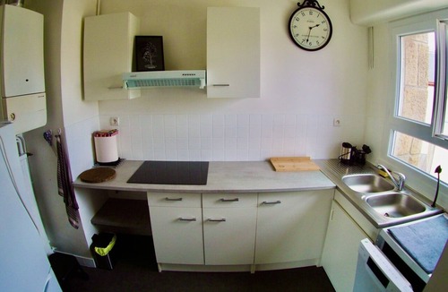 Parame Apartment | 38m2 studio with balcony next to Rochebonne beach in St Malo, Brittany